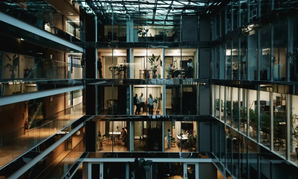 City office landscape