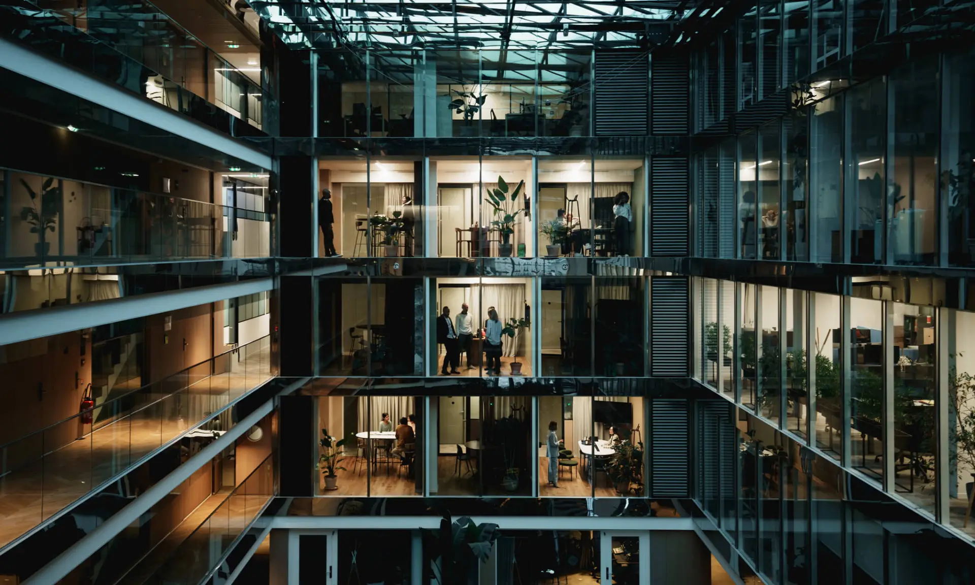 City office landscape